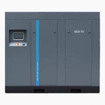 Permanent Magnet two-stage Screw Air Compressor