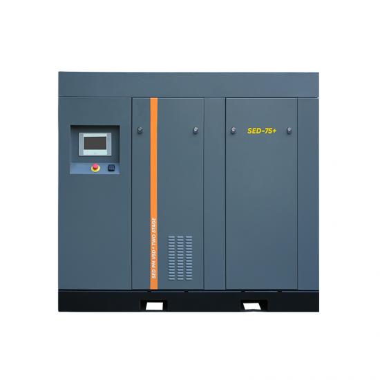 SED-75+ 55 kW Permanent Magnet Two-stage Variable Frequency Screw Air Compressor – Energy-efficient compressor for production lines