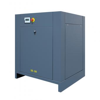 SE-30 Permanent Magnet Variable Frequency Screw Air Compressor – 22 kW power rating, 3.2 m³/min discharge capacity, compact and quiet design
