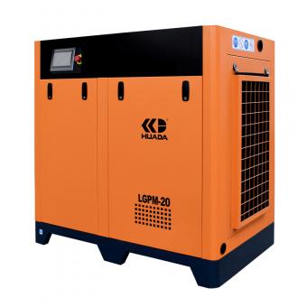 LGPM-20 15kW IE4 IP54 permanent magnet VSD screw air compressor